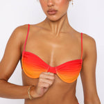 Sexy Gradient Split Bikini With Steel Brace Swimsuit Wholesale Womens Clothing