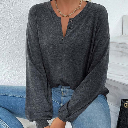 Casual Loose Long Sleeve Tops Wholesale Womens Clothing N3824072000216