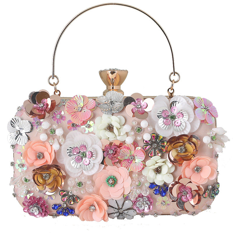 Flower Dinner Handbag Clutch Wholesale Womens Clothing