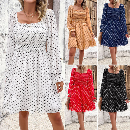 Casual Polka Dot Dresses Wholesale Womens Clothing N3824040100105