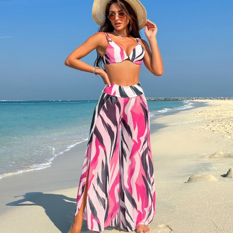 Bikini Pant Three Piece Swimsuit Wholesale Womens Clothing N3824052500011