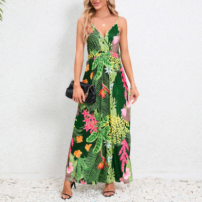 Fashion Sexy Backless Slim Cami Maxi Dresses Wholesale Womens Clothing N3824062100020