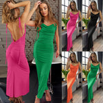 Fashion Slim Sexy Backless Sling Maxi Dresses Wholesale Womens Clothing N3824052000108
