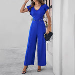 Temperament Casual Solid Color Slim Fit Jumpsuit Wholesale Womens Clothing N3824022600004
