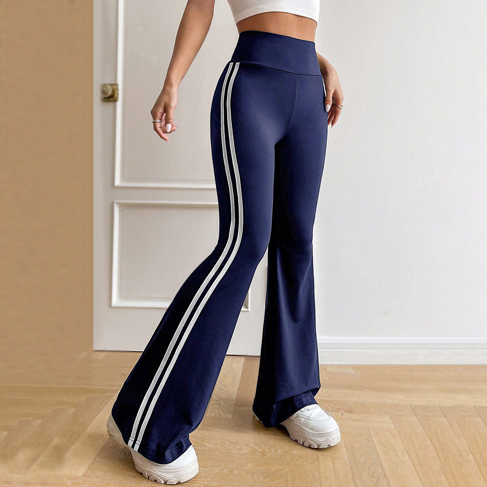 High Waist Draped Wide Leg Casual Micro Pants Wholesale Womens Clothing N3824070500030