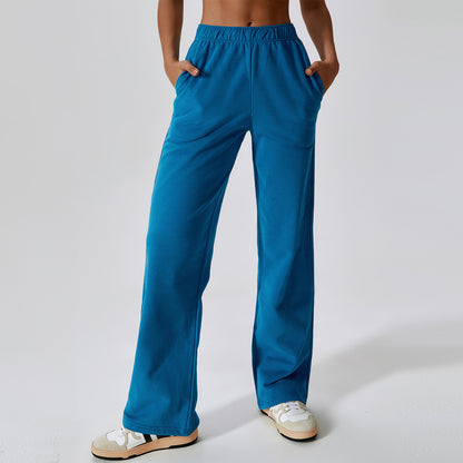 Loose Sweatpants Straight Leg Wide Leg Pants Wholesale Womens Clothing N3823122500008