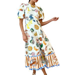 Personalized Fashionable Graffiti Print Slim Fit Dress Wholesale Womens Clothing N3823080800029