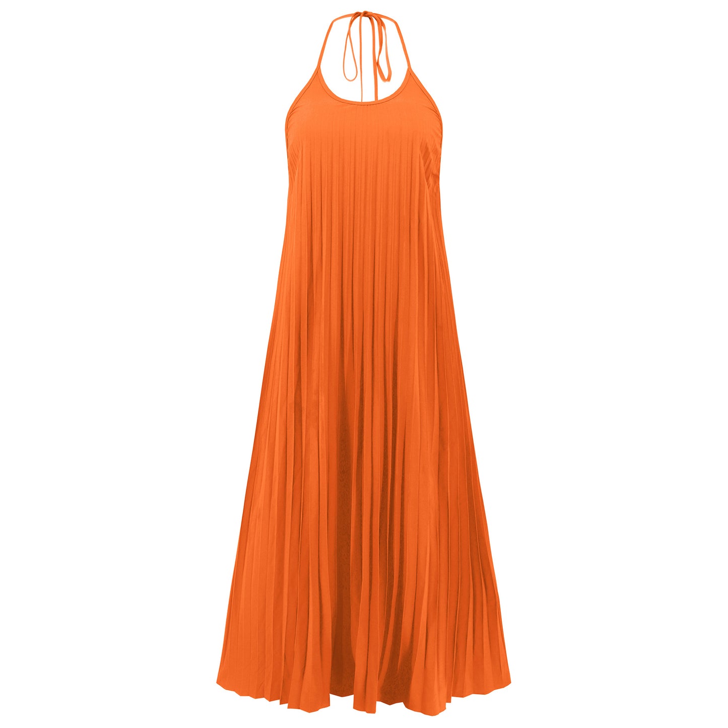 A-Line Pleated Dress Beach Holiday Maxi Dresses Wholesale Womens Clothing N3824110900058