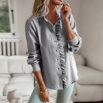Commuter Long Sleeve Shirts Wholesale Womens Clothing N3824022600027