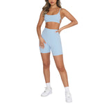 Solid Color Sexy Cami Top And Sports Shorts Set Wholesale Womens Clothing N3823103000034