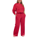 Sportswear Long Sleeve Sweatshirt Two Piece Set Wholesale Womens Clothing N3823111400021