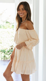 Striped Off Shoulder Wholesale Dresses Trendy Outfits Women'S Clothing Stores