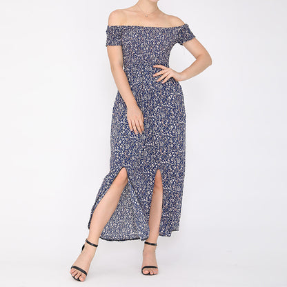 Off Shoulder Floral Dress Wholesale