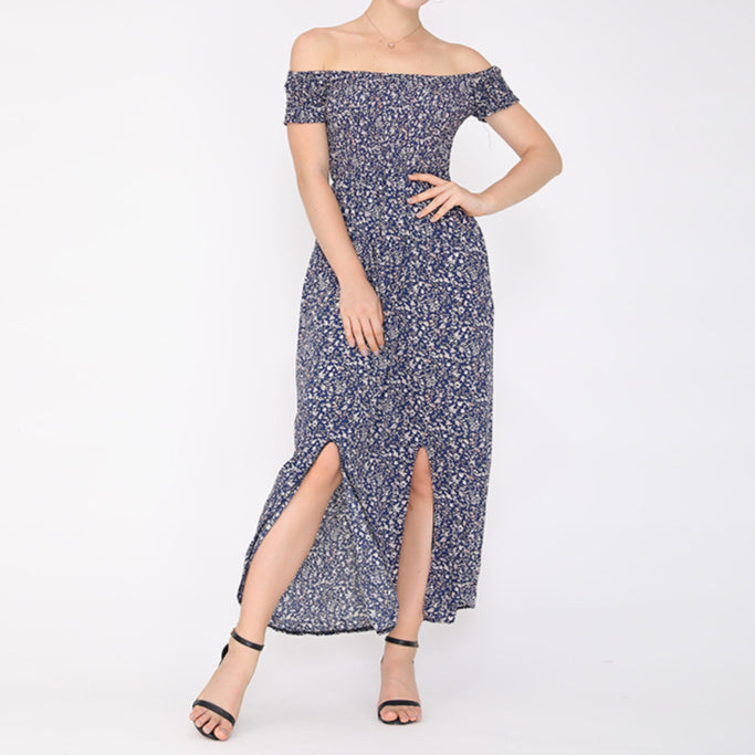 Off Shoulder Floral Dress Wholesale