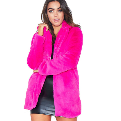 Loose Fur Fleece Jacket For Women Wholesale