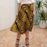 Printed Loose Casual Wholesale Plus Size Skirts Fashion Slit Design