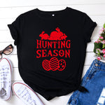 Fashion Casual Letter Print Tops Crew Neck Short Sleeve Womens T Shirts Wholesale