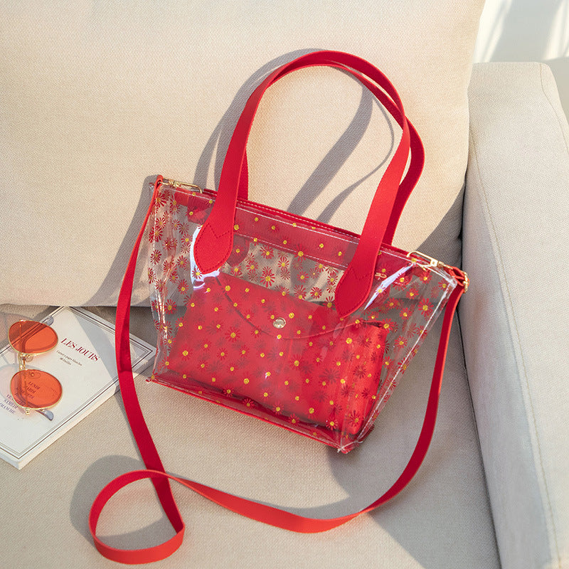 Transparent Jelly Bag Wholesale Fashion Handbags Single Handle Shoulder