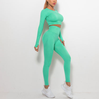 Sports Tops & Leggings Running Seamless Yoga Suits Wholesale Activewear Sets