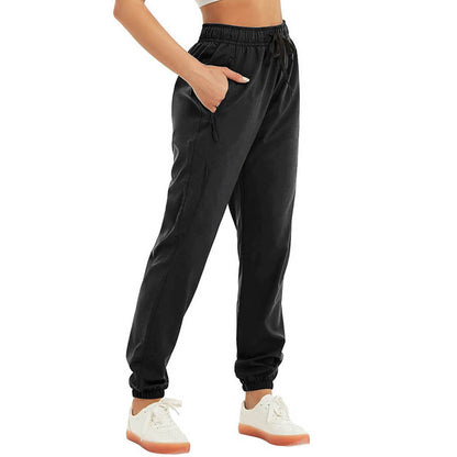 Solid Color Drawstring Women Sweatpants