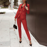 Trendy Blazer & Pants Business Suits Wholesale Women'S 2 Piece Sets
