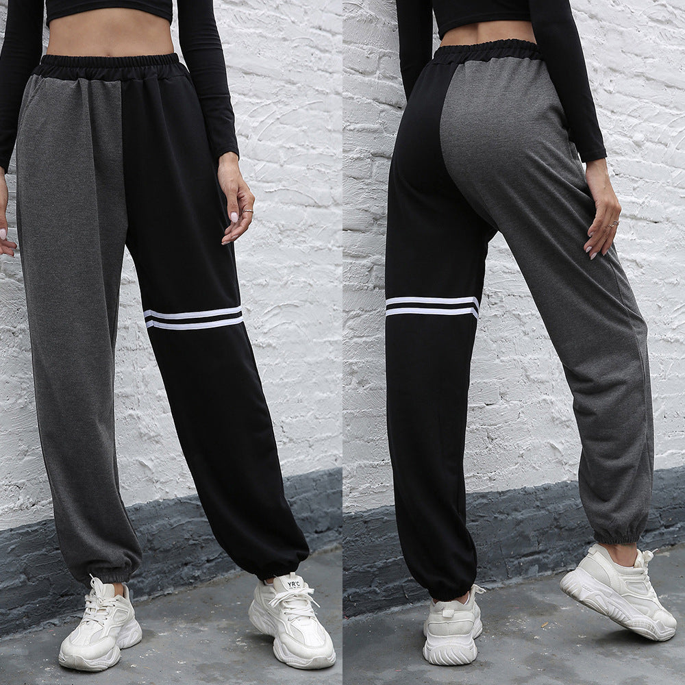 Color Blocking Women Sweatpants Wholesale