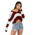 Women Pullover Stitching Sweater Wholesale