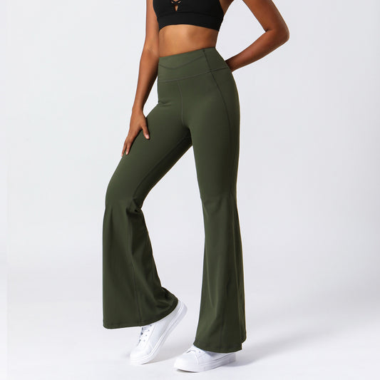 Slimming Flare Pants Wholesale Activewear For St. Patrick'S Day