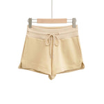Casual Drawstring Shorts High Waist Solid Color Slim Wholesale Womens Shorts