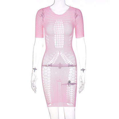 Cutout Mesh Bodycon Dress Wholesale Sexy Dresses