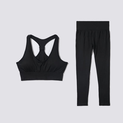 Athletic Yoga Suits Womens 2pcs Seamless Sport Bra & Leggings Activewear Wholesale Workout Clothes