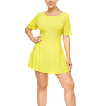 Women Quick-Dry Fitness One Piece Sports Golf Tennis Dress Wholesale Plus Size Clothing