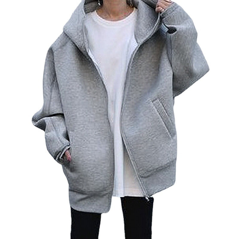 Personalized Street Long Plush Wholesale Women Sweatsuit Coat