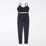 Athletic Bra & Leggings Activewear Wholesale Workout Clothes Seamless Knit Printed Yoga 2pcs Sets