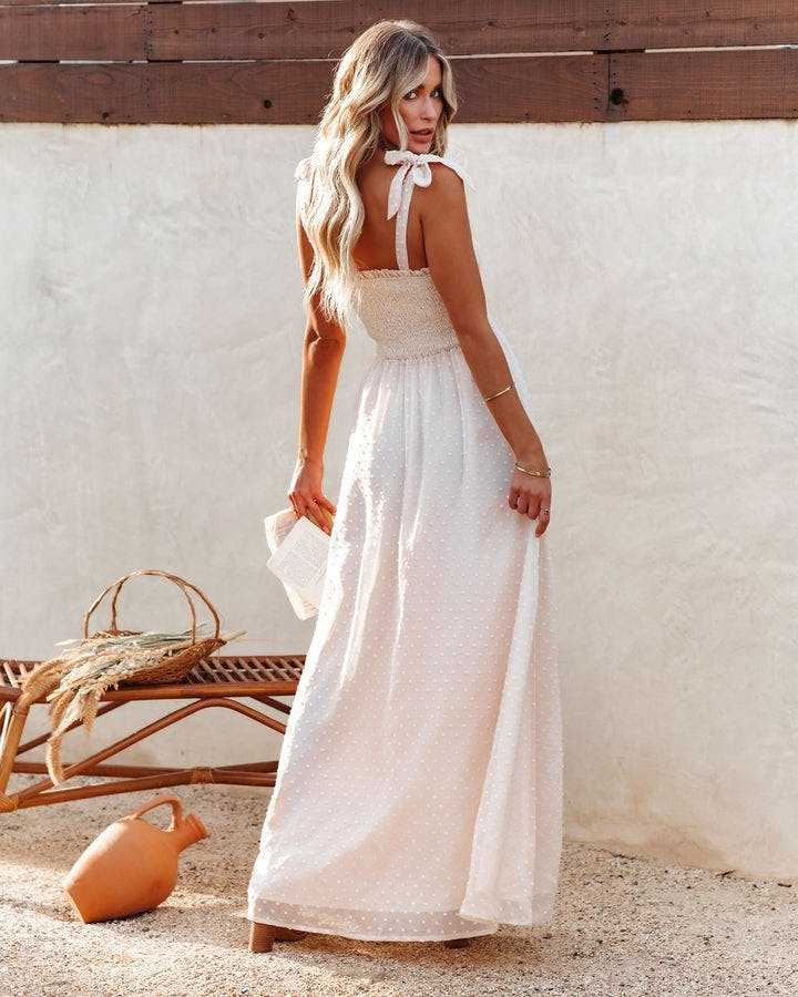 Resort Strappy Chiffon Vacation Sling Dress Wholesale Maxi Dresses