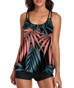 Printed Swimwears Tops & Boyshorts Womens 2 Piece Sets Tankini Womens Swimsuit Wholesale Vendors