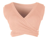 Cross Hollow Low Cut Sleeveless Crop Top