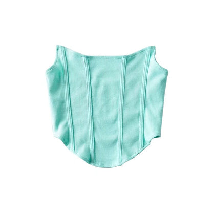 Fish Bone Waist Corsets Tape Tube Top Wholesale Womens Tops