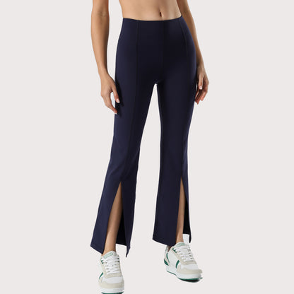 Slim Solid Flare Pants Wholesale Activewear For St. Patrick'S Day