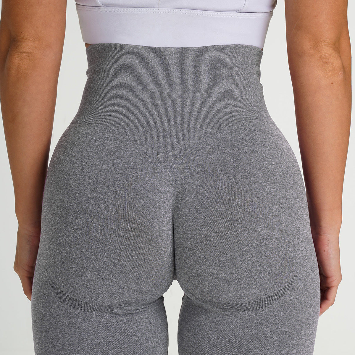 Sports Fitness Yoga Seamless Tight Women Workout Shorts High Rise Scrunch Butt