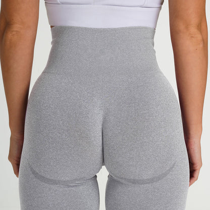 Sports Fitness Yoga Seamless Tight Women Workout Shorts High Rise Scrunch Butt