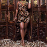 Leopard Print Camisole & Short Skirts Wholesale Women'S 2 Piece Sets
