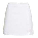 Plain Color High Waist Slit Button Wholesale Business Skirts