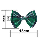 Green Plaid Hat + Bow Tie Set Two Piece Sets For St. Patrick'S Day Wholesale Womens Hats