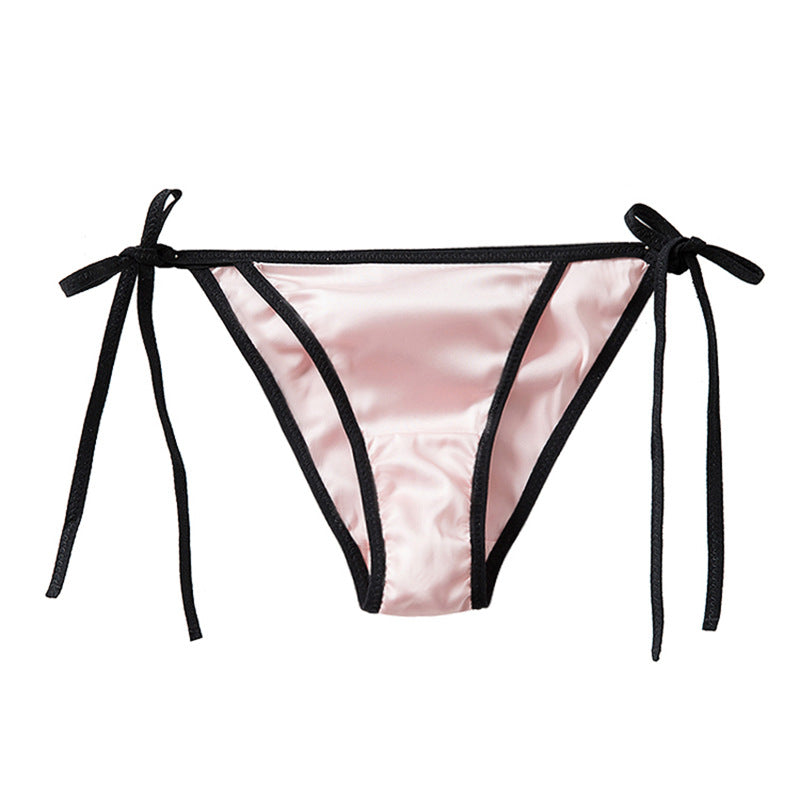 Lace-up Silk Lingerie Comfortable Sexy Dropship Lingerie Supplier