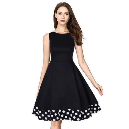 Polka Dot Cape Shawl Design Dress Day Wholesale Vintage Dresses