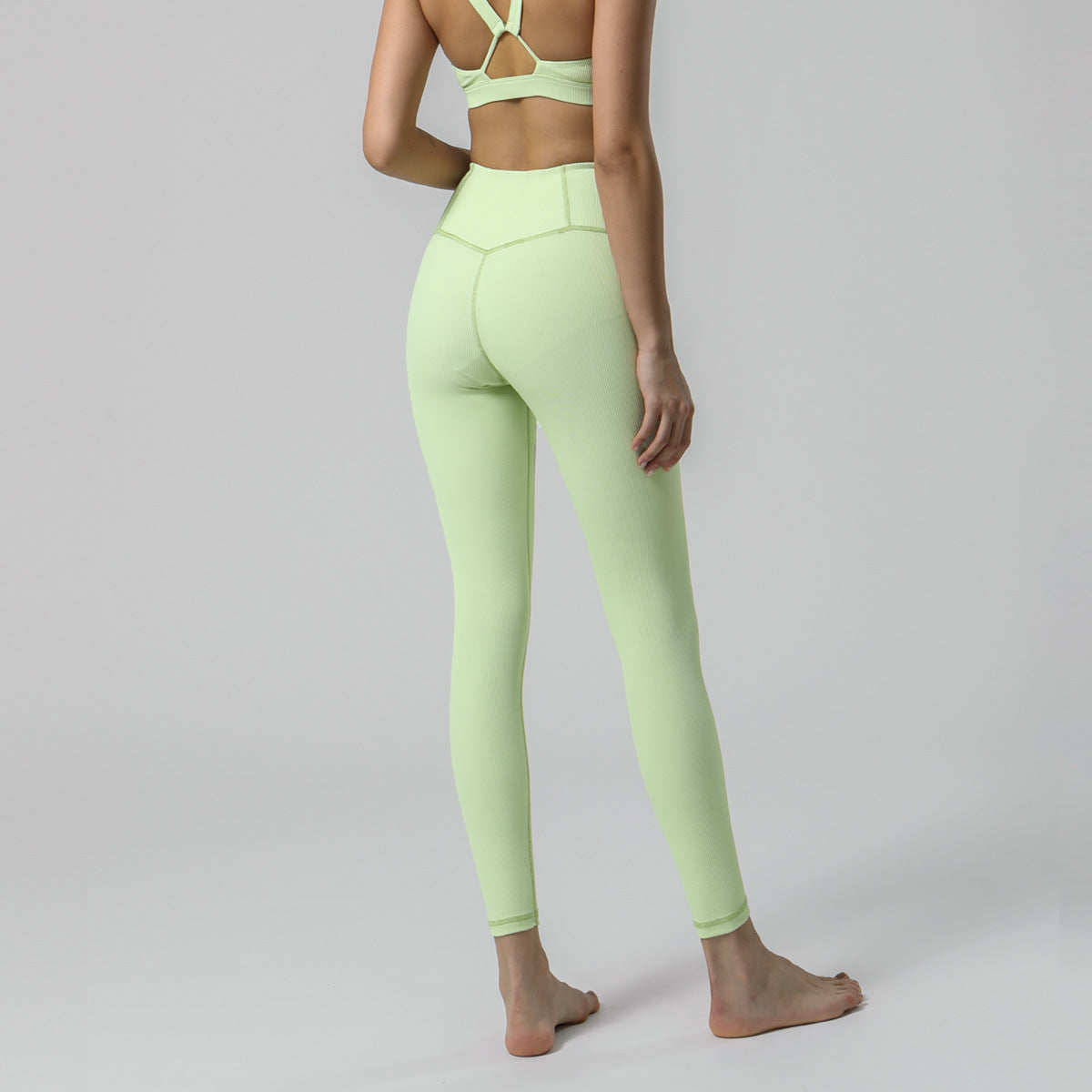 Rib Slim Solid Wholesale Leggings St. Patrick'S Day