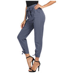 Trendy High Waist Bowknot Business Casual Women'S Pencil Trousers With Pocket Wholesale Pants Online SP531440