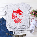 Fashion Casual Letter Print Tops Crew Neck Short Sleeve Womens T Shirts Wholesale