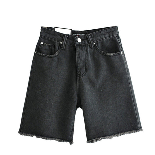 Women High waist Fifth Casual Jeans Denim Shorts